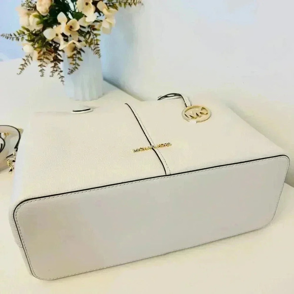 Michael Kors Cream Satchel Bag - Picture 6 of 9